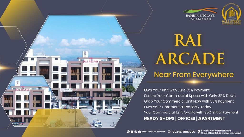 Commercial Plots for Sale in Bahria Enclave, 