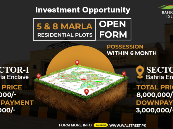 Sector I Plot For Sale At Bahria Enclave, Islamabad. This is an opportunity for you to acquire a prime plot in the vibrant.Sector I plot for at Bahria Enclave, Islamabad. We are offering an exclusive 5 Marla...