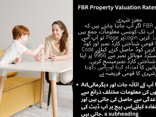 FBR Property Valuation Rates 2024