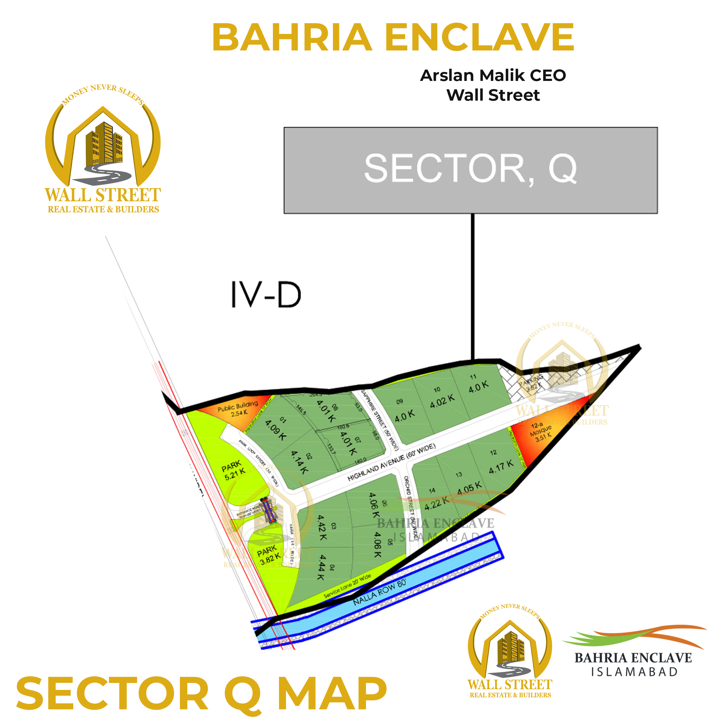 Sector C BAHRIA ENCLAVE ISLAMABAD MAP