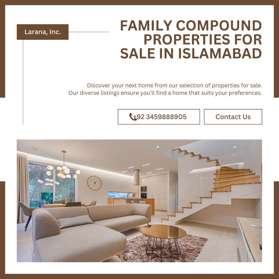 Family Compound Properties for Sale in Islamabad